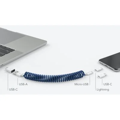 VONMHLEN Allroundo All-in-One Cable &ndash; Marine Blue
